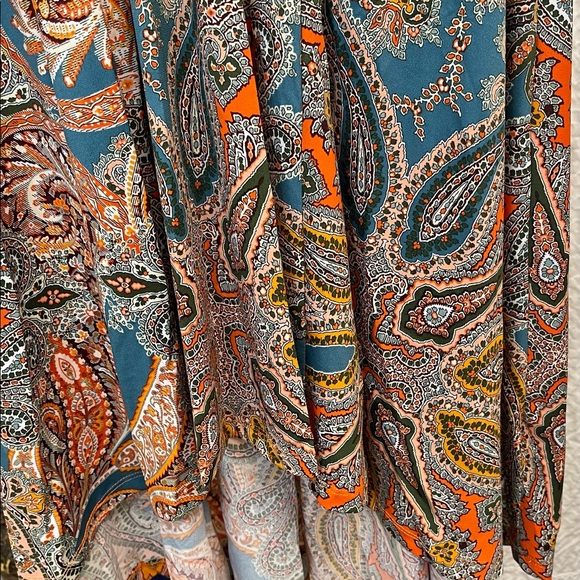 World Unity High-Low Embroidered Neckline Dress - Picture 8 of 13